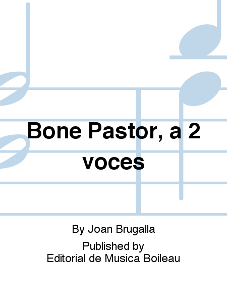 Bone Pastor, a 2 voces