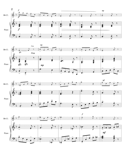 Capriccio for Clarinet and Piano