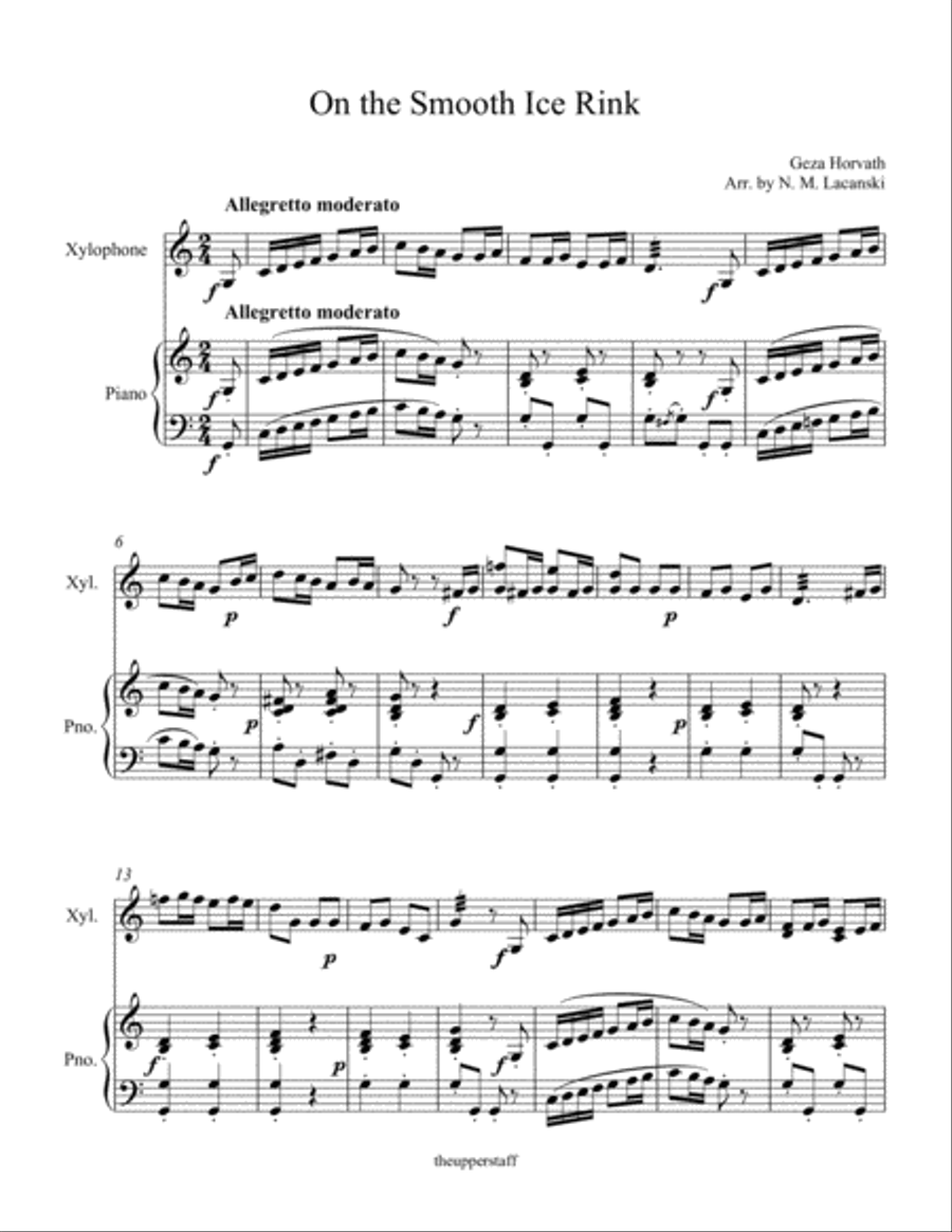 On the Smooth Ice Rink Piano scores gallery preview page 2