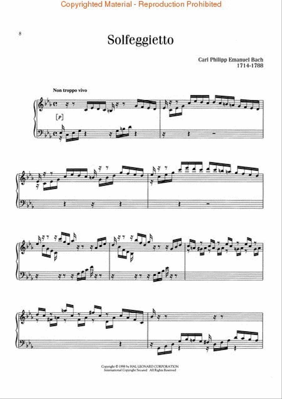 The Baroque Era - Easy to Intermediate Piano Piano Solo scores gallery preview page 3