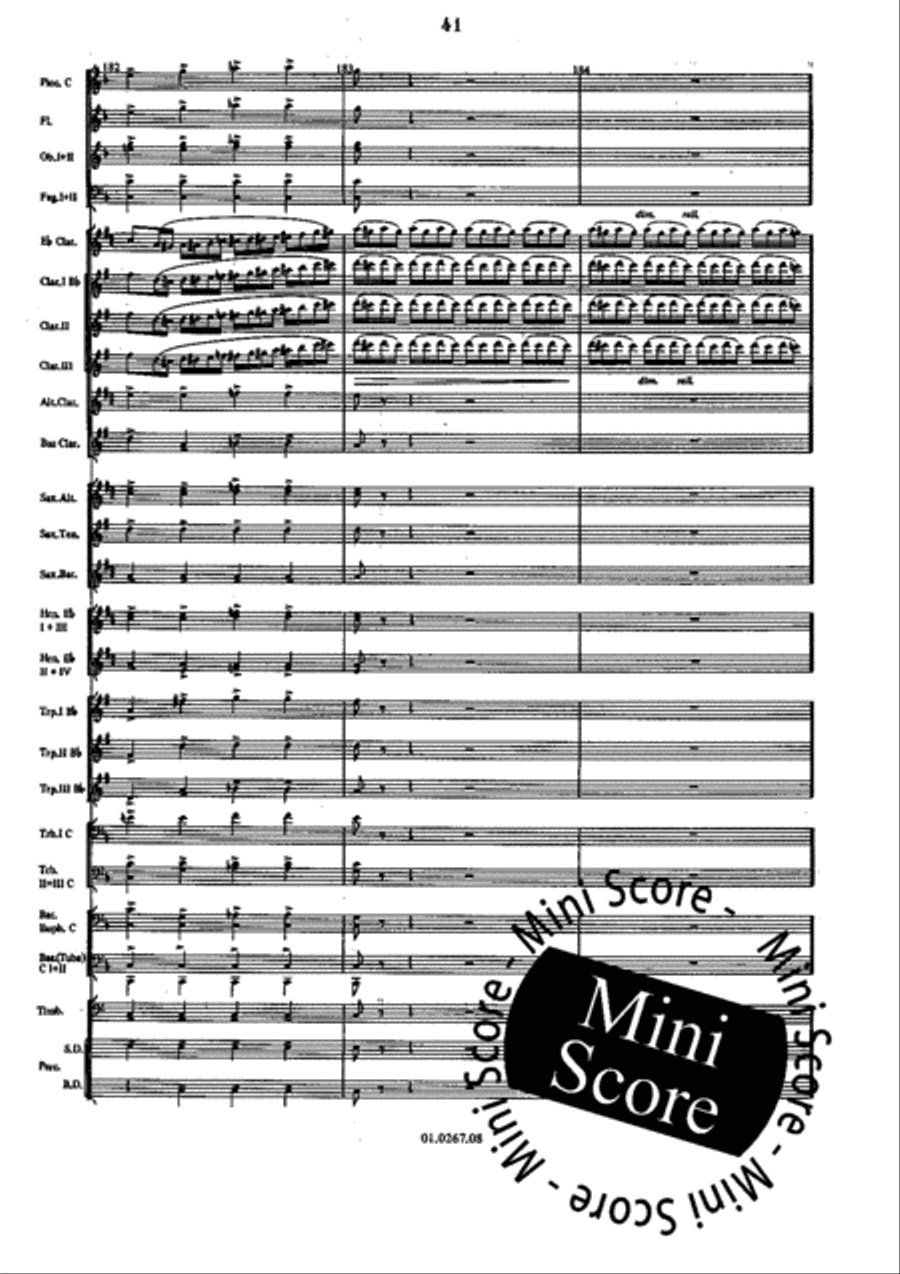 Vespri Siciliani Concert Band scores gallery preview page 45