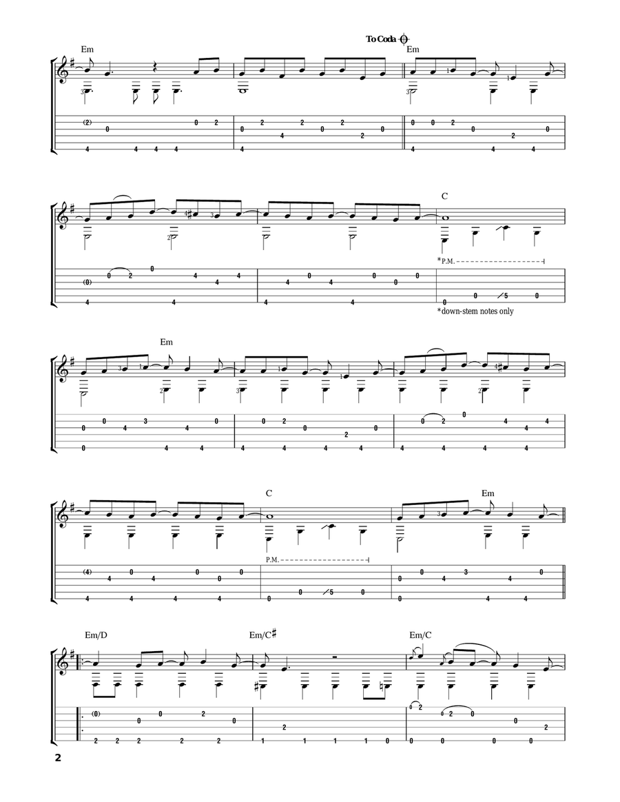 Eleanor Rigby Eleanor Rigby Acoustic Guitar scores gallery preview page 2