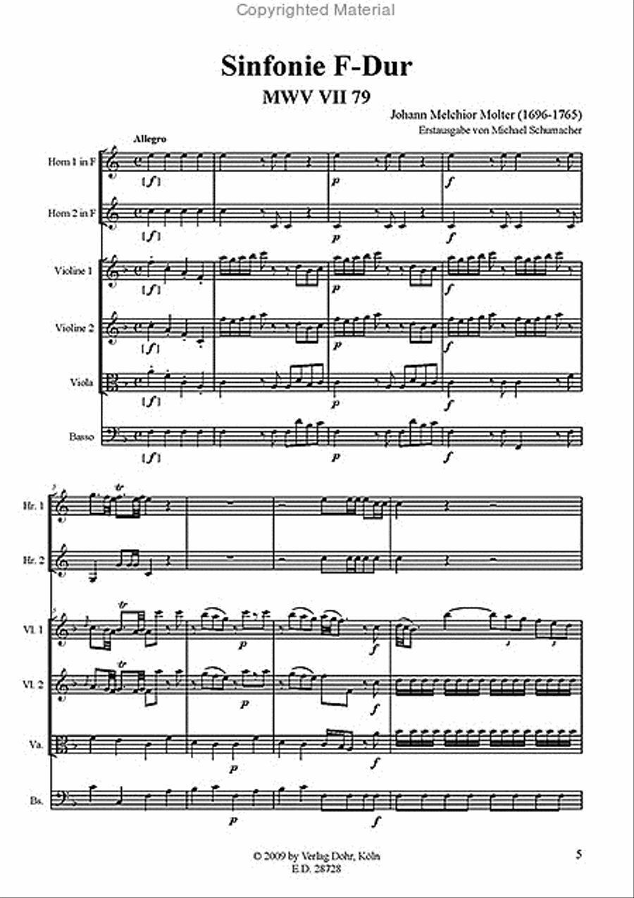 Sinfonien Nr. 79 & 80 Orchestra scores gallery preview page 2