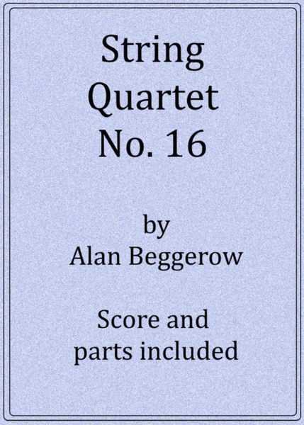 String Quartet No. 16 image number null
