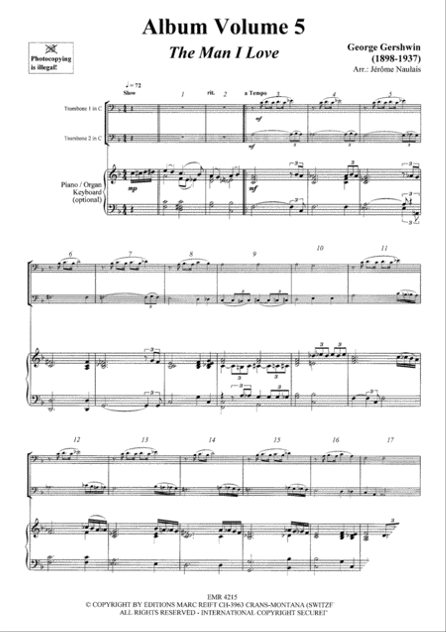 Album Volume 5 Trombone Duet scores gallery preview page 3