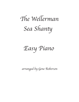 Book cover for The Wellerman Sea Shanty Easy Piano