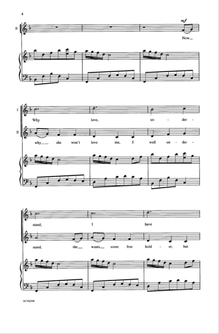 At the Foot of Yonder Mountain 3-Part scores gallery preview page 11
