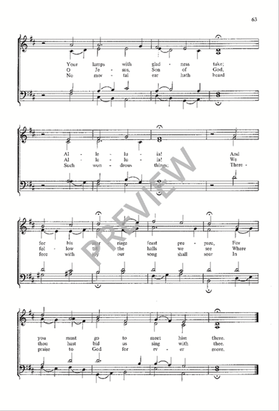 A Choir Book for Advent A Choir Book for Advent 4-Part scores gallery preview page 65