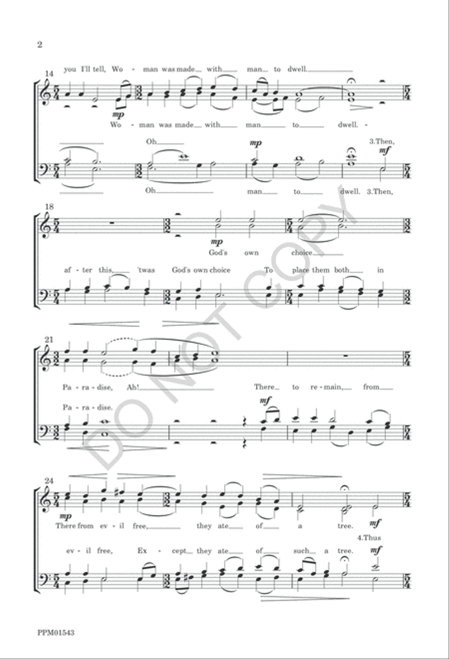 The Truth from Above 4-Part scores gallery preview page 5