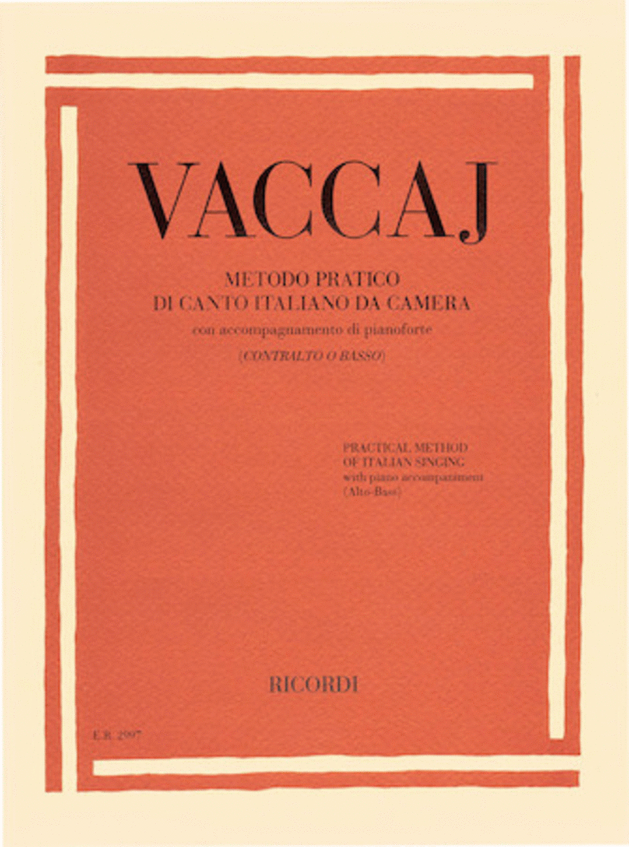 Practical Method of Italian Singing Voice Solo scores gallery preview page 1