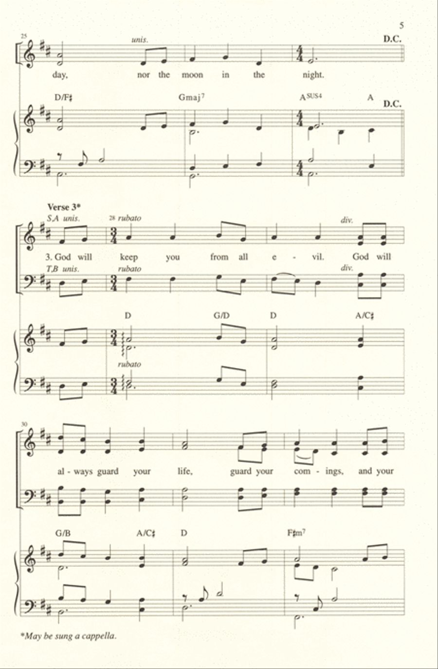 Pilgrim’s Song 4-Part scores gallery preview page 5