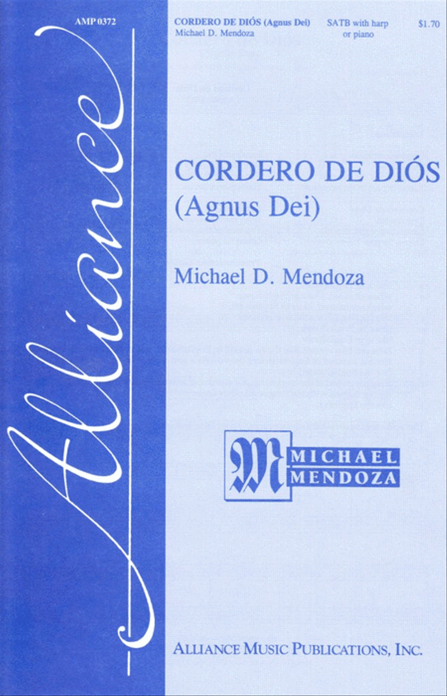 Cordero de Dios Cordero de Dios 4-Part scores gallery preview page 1