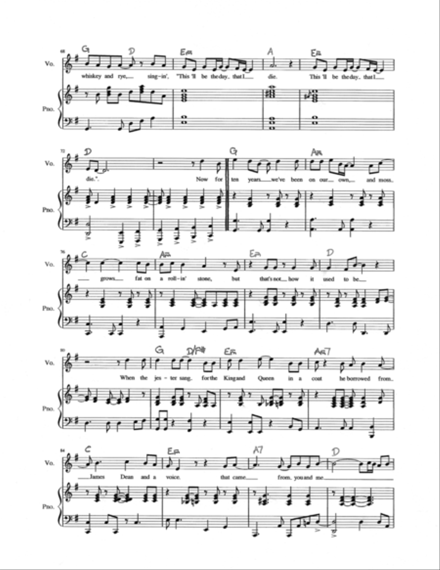 American Pie Voice scores gallery preview page 5