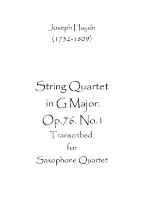 String Quartet in G Major Op.76 No.1