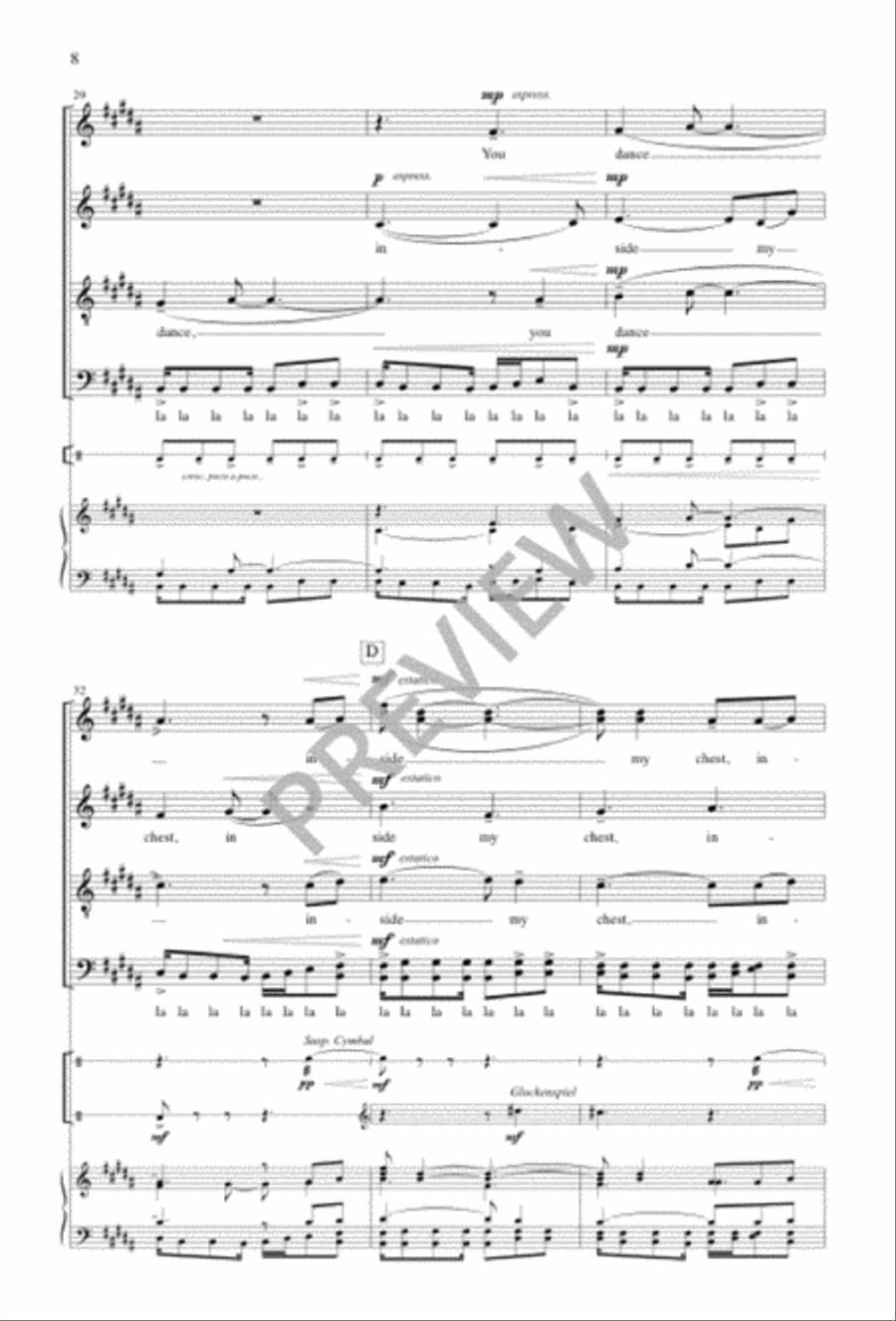 In Your Light Divisi scores gallery preview page 8