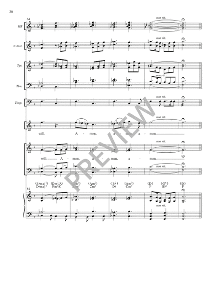 Storrington Mass (Full Score) 4-Part scores gallery preview page 21