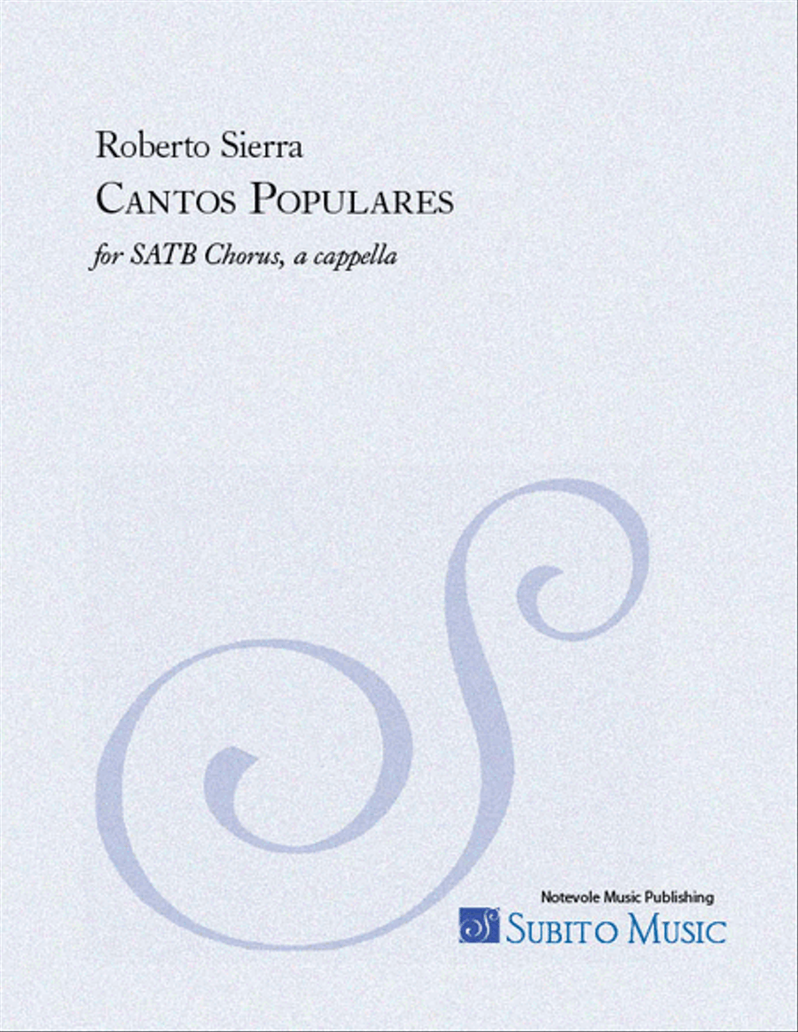 Cantos Populares 4-Part scores gallery preview page 1