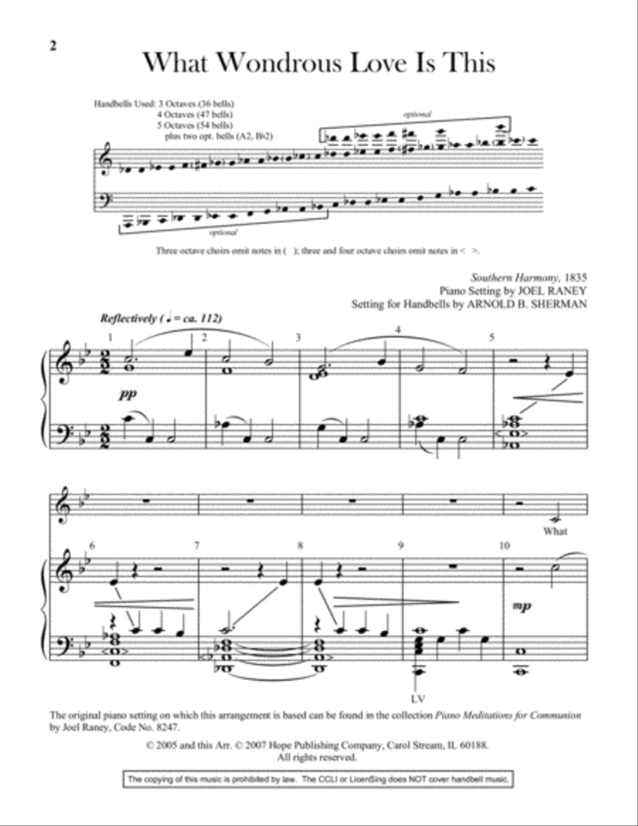 What Wondrous Love Is This 5-Octaves scores gallery preview page 2