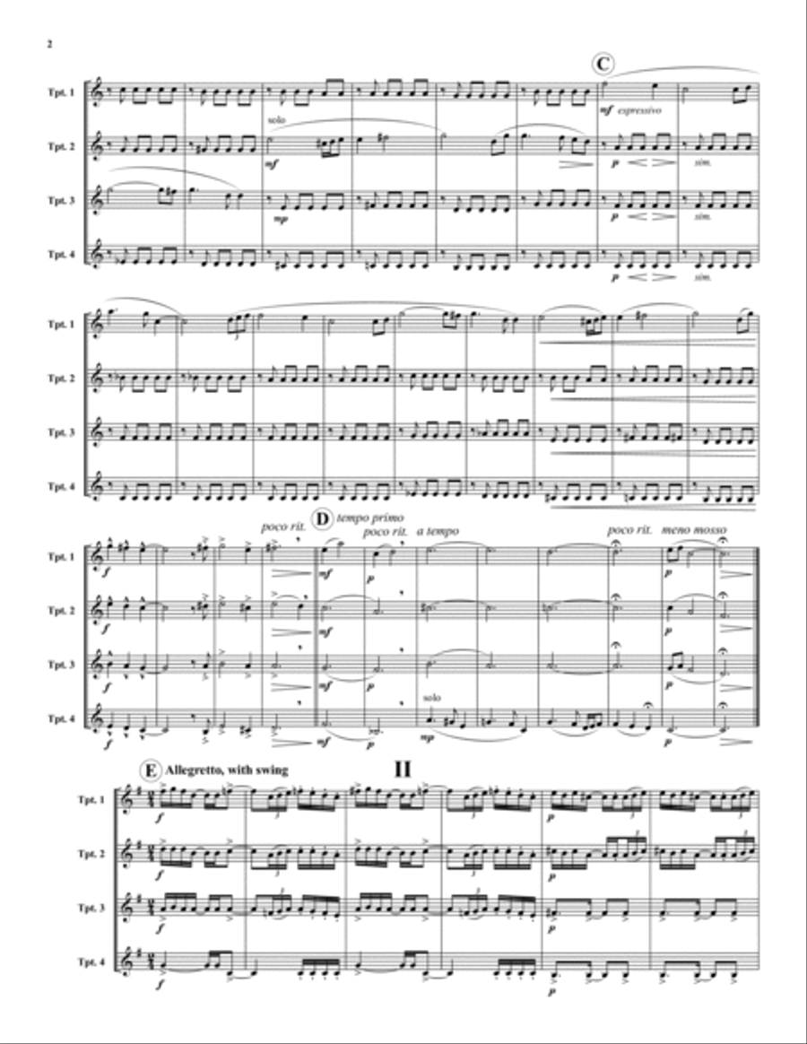 Dos Tiempos Trumpet scores gallery preview page 2