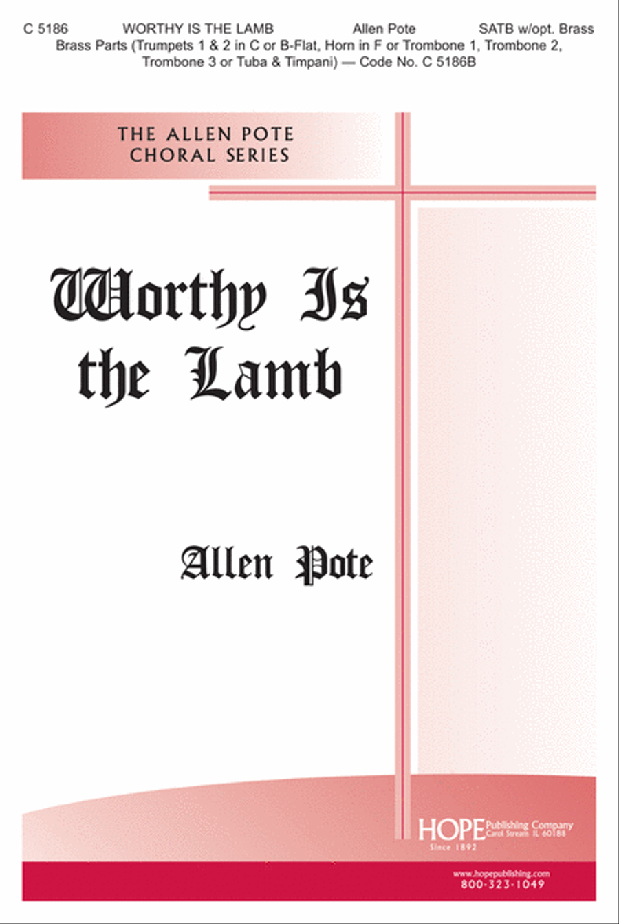 Worthy Is the Lamb Worthy Is the Lamb 4-Part scores gallery preview page 1