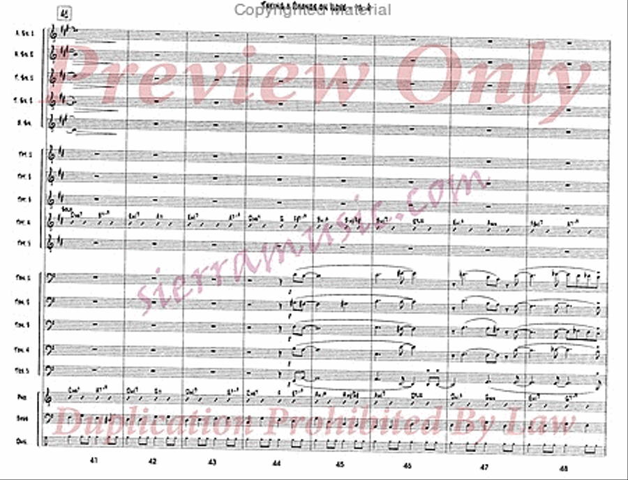 Taking A Chance On Love Jazz Ensemble scores gallery preview page 7