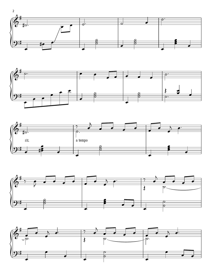 The Chairman's Waltz Piano Solo scores gallery preview page 2