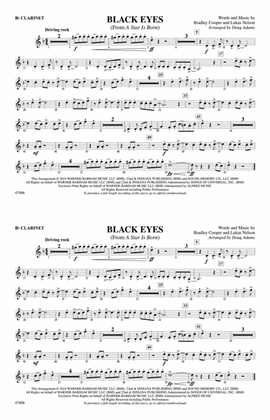 Book cover for Black Eyes: 1st B-flat Clarinet
