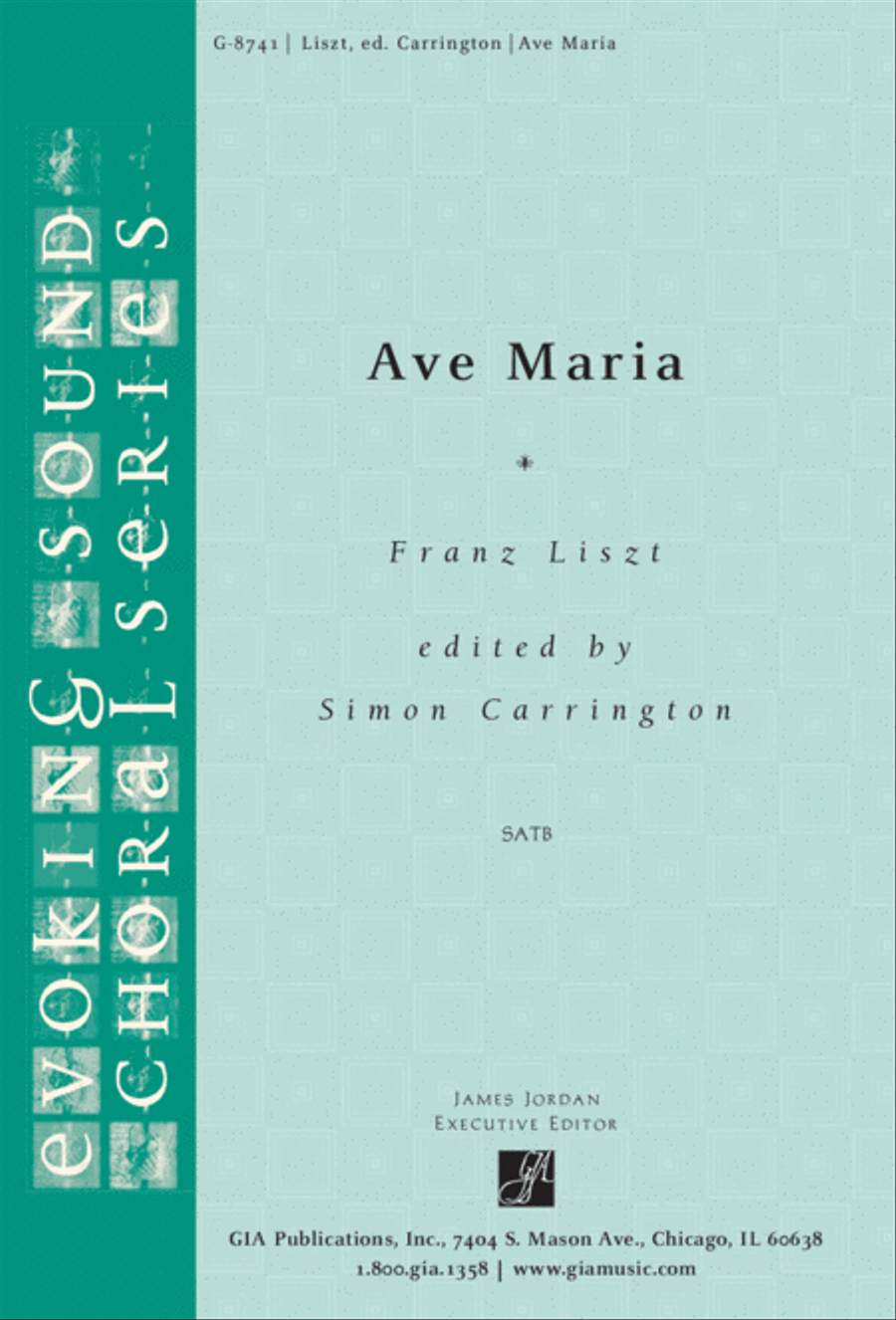 Ave Maria 4-Part scores gallery preview page 1