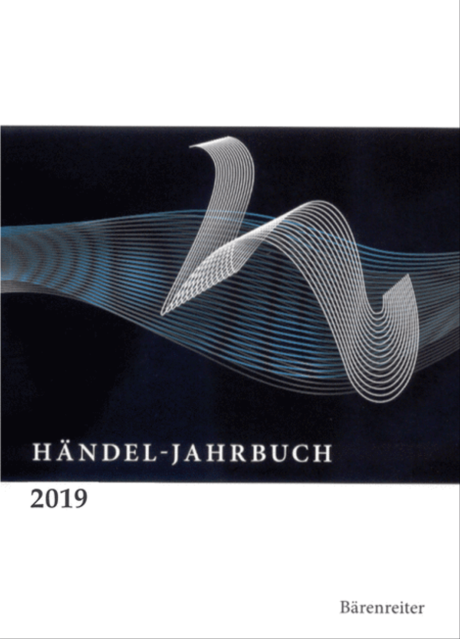 Händel-Jahrbuch 2019, 65. Jahrgang Collection / Songbook scores gallery preview page 1