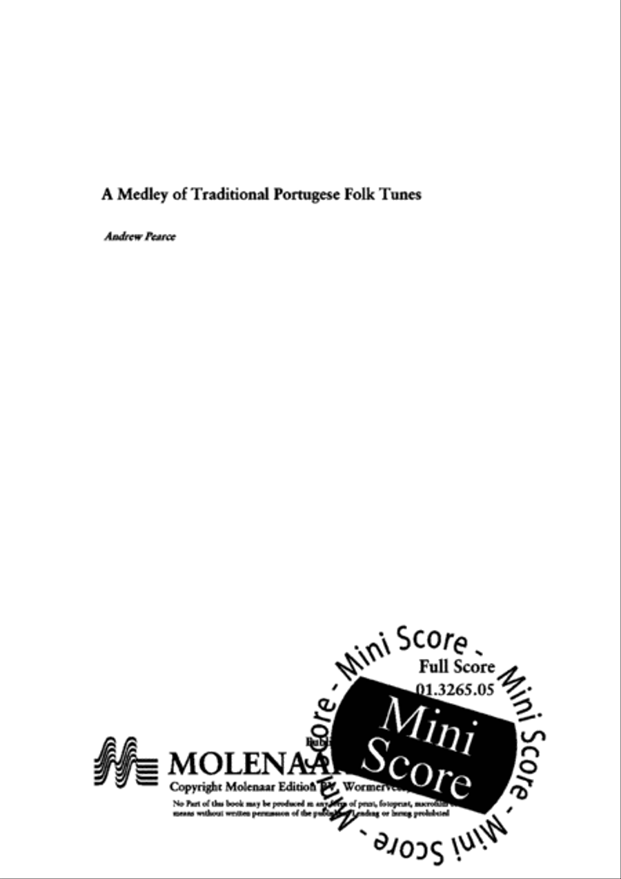 Traditional Portugese Folk Tunes Concert Band scores gallery preview page 3