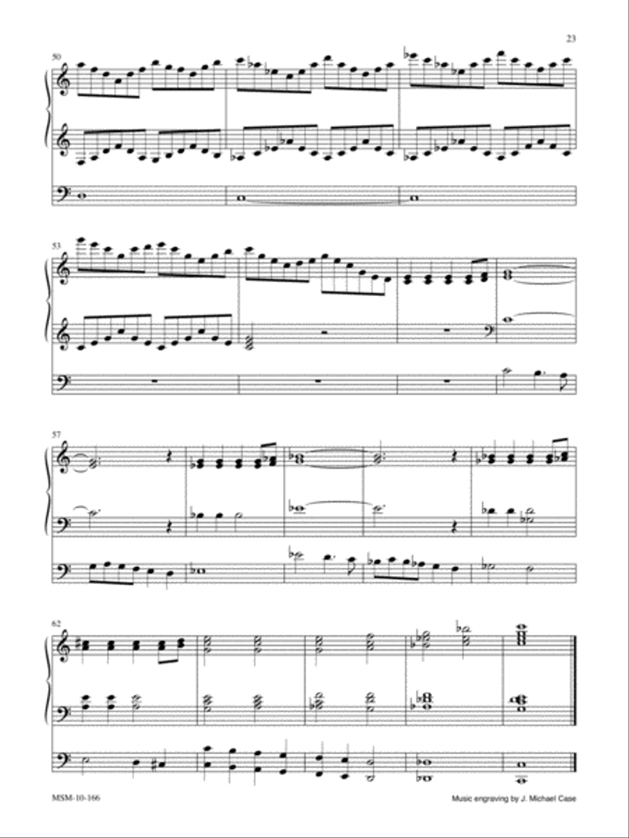 Joy to the World Variations for Organ Organ Solo scores gallery preview page 11