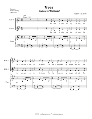 Trees (3-part children's choir)
