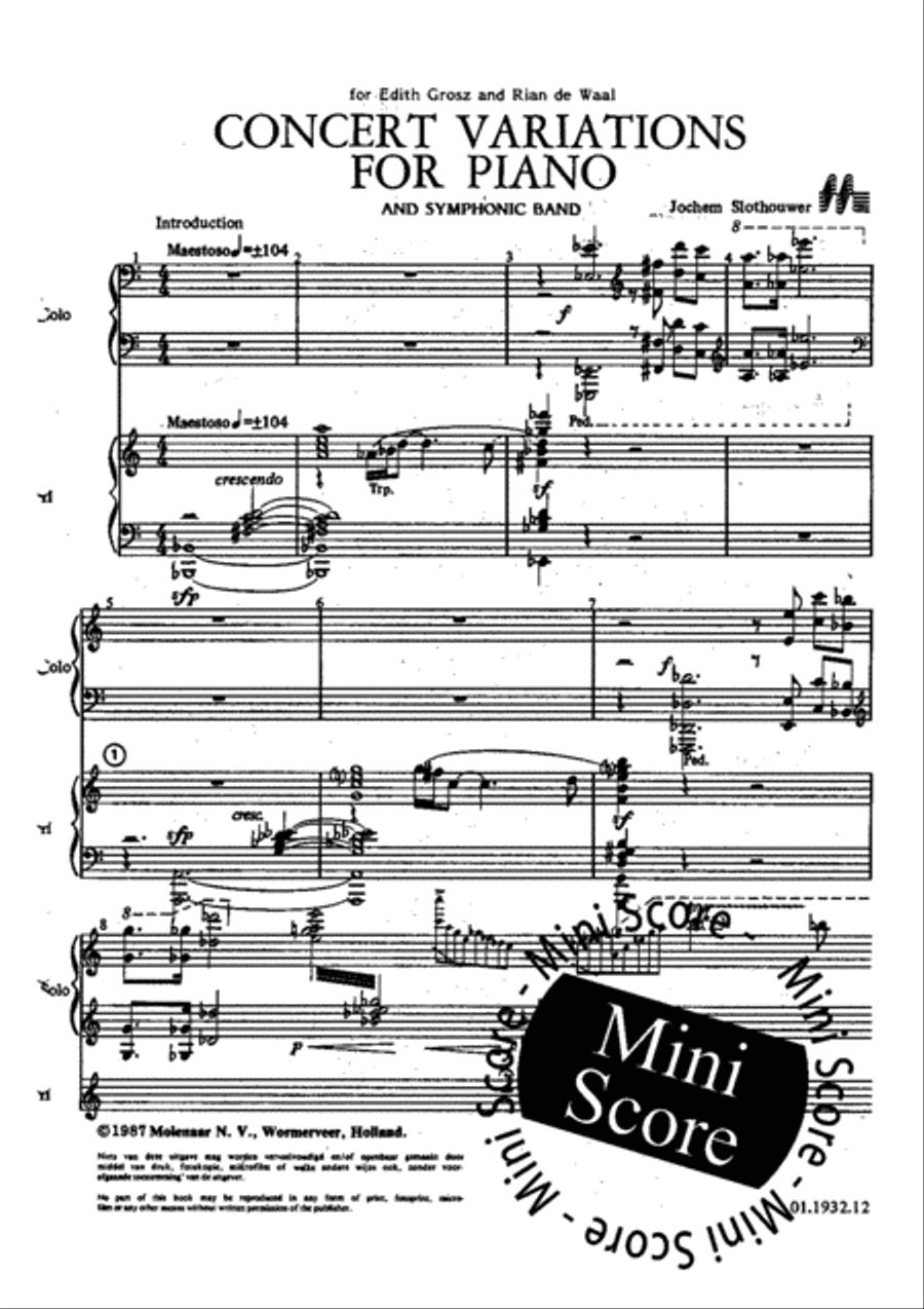Concert Variations Concert Variations Concert Band scores gallery preview page 3