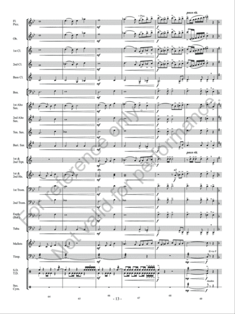 Auld Lang Syne Auld Lang Syne Concert Band scores gallery preview page 14