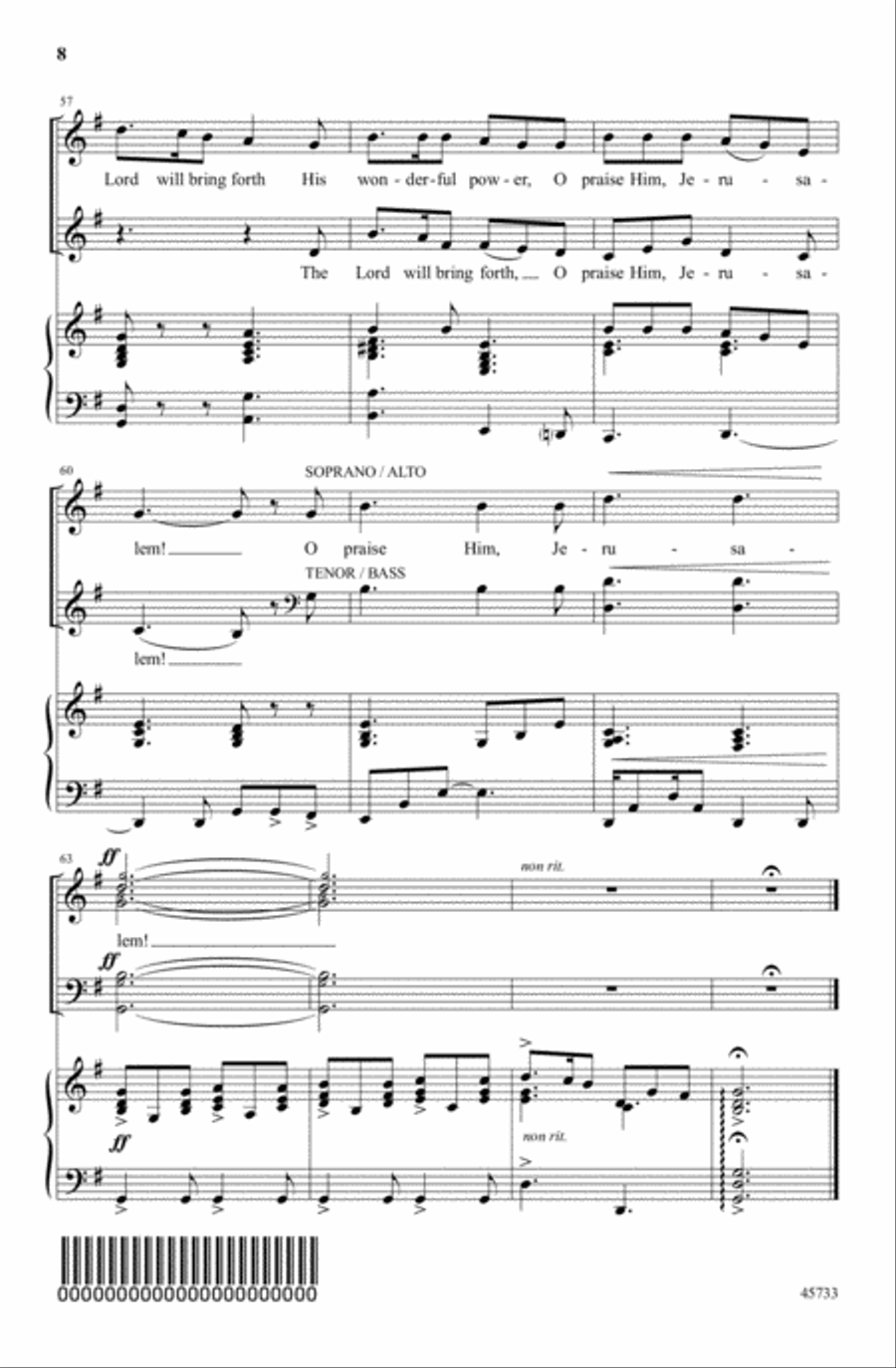 Break Forth into Joy 4-Part scores gallery preview page 8