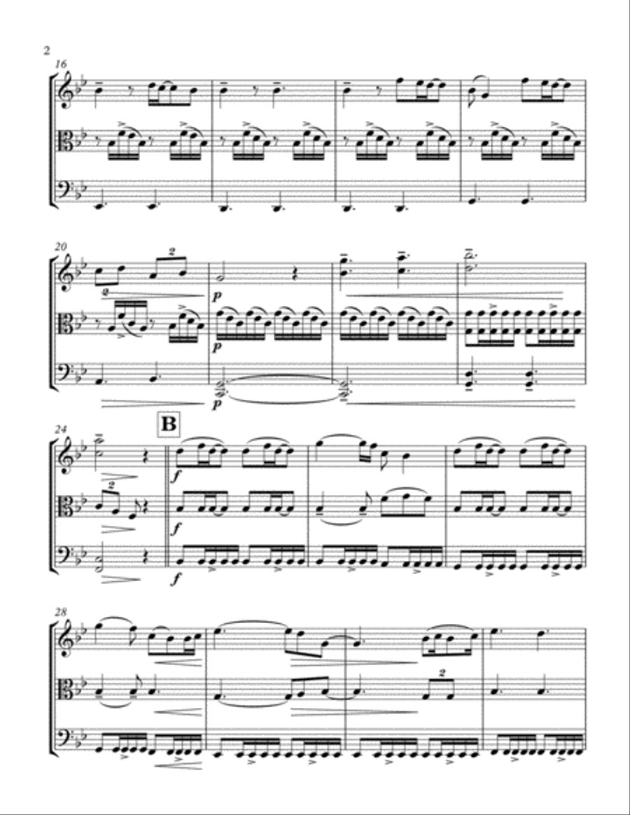 A Thousand Years String Trio scores gallery preview page 3