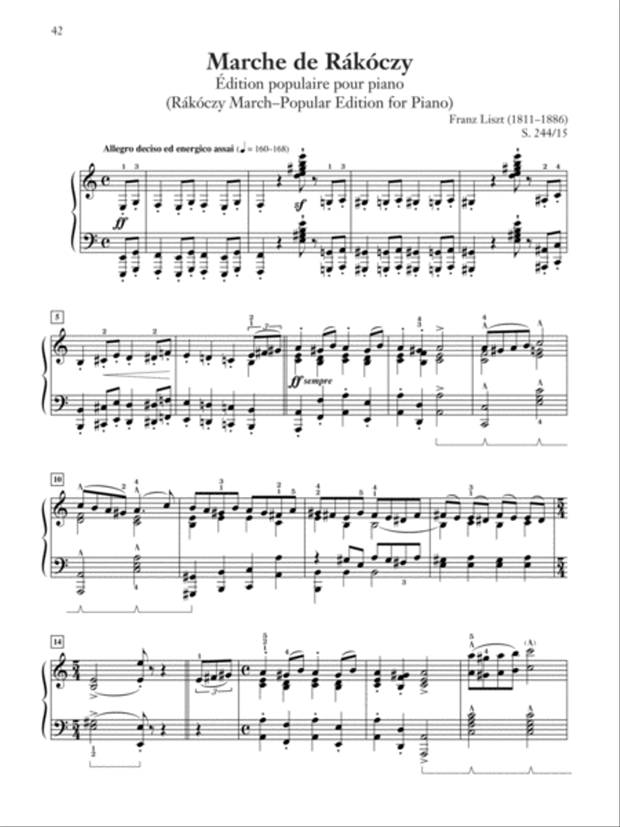 21 Selected Piano Works Piano Solo scores gallery preview page 6