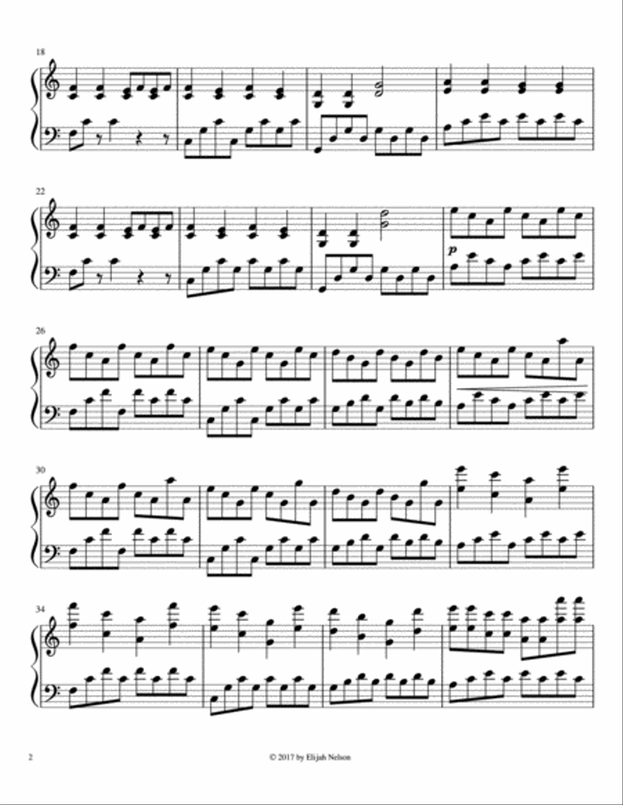 Memories, Part 1 Memories, Part 1 Piano Solo scores gallery preview page 2