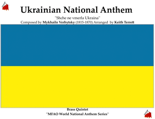 Ukrainian National Anthem ''Shche ne vmerla Ukraina'' for Brass Quintet