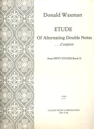 Etude No. 19: Alternating Double Notes (Confetti)