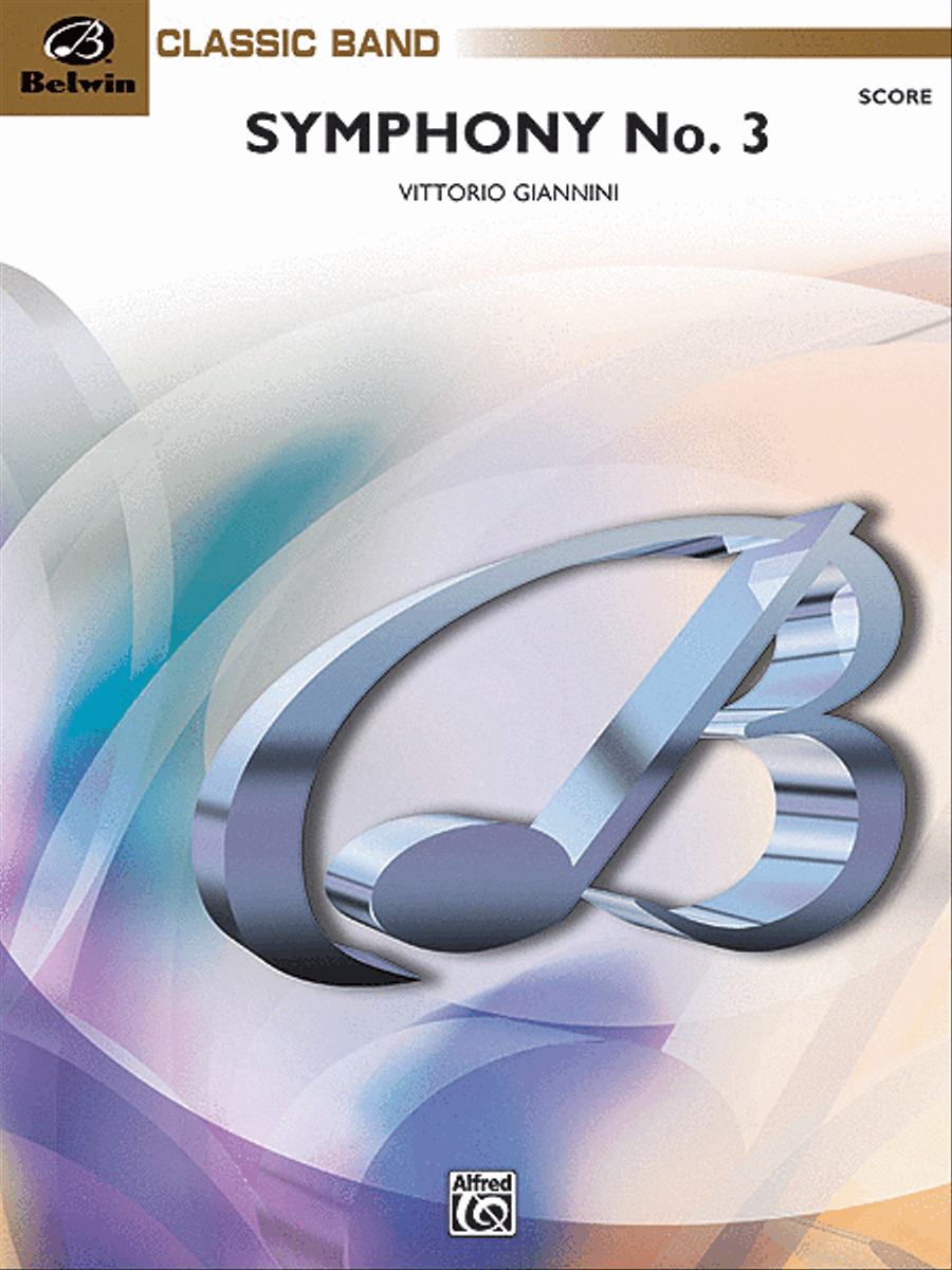 Symphony No. 3 for Band Symphony No. 3 for Band Concert Band scores gallery preview page 1
