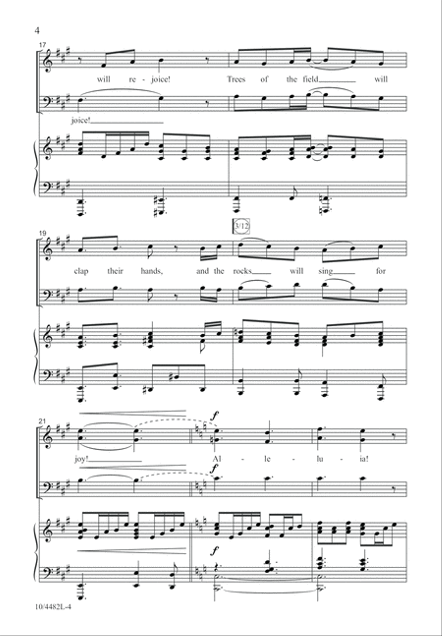 Sing Forth His Glorious Name 4-Part scores gallery preview page 5