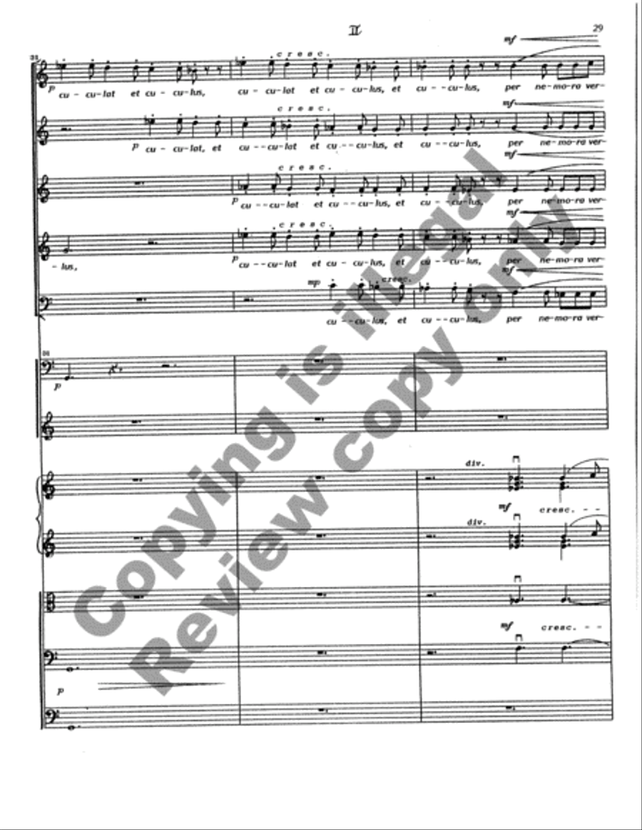 Cantata Rustica (Full/Choral Score) Choir scores gallery preview page 106