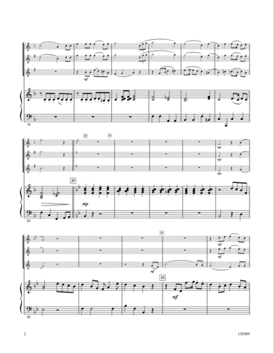 When We All Get To Heaven Woodwind Trio scores gallery preview page 2