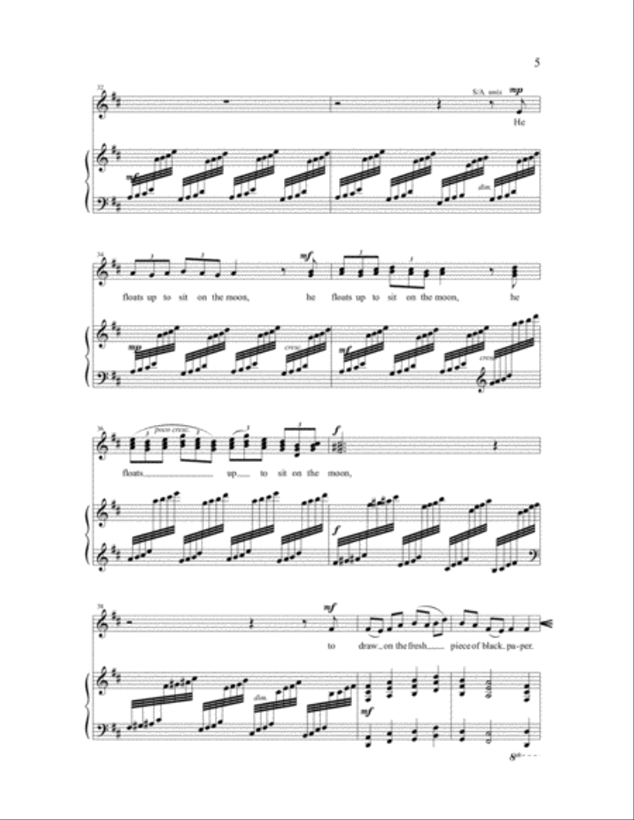 Child with the Starry Crayon SSA scores gallery preview page 4