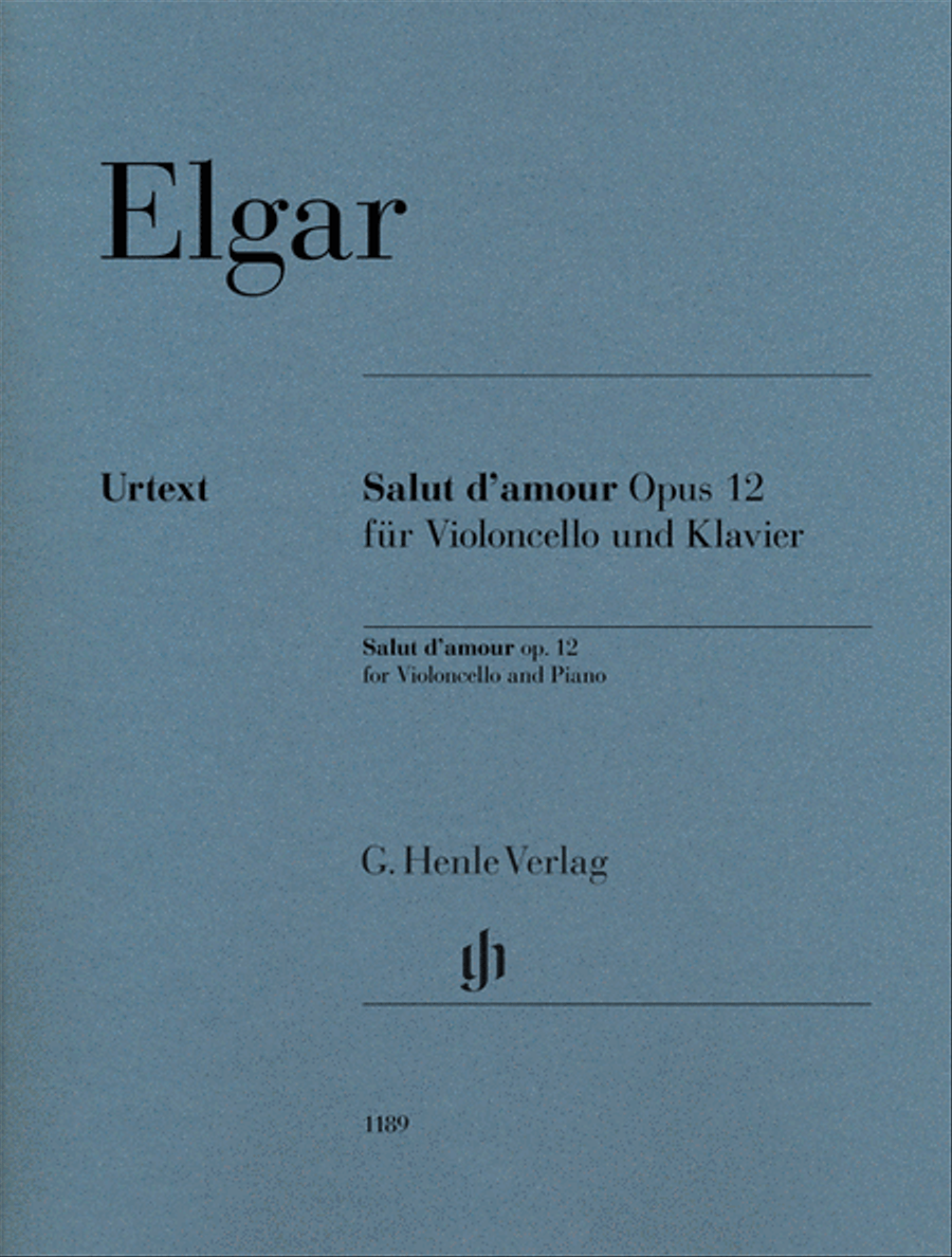 Salut d'amour Op. 12 Piano Accompaniment scores gallery preview page 1