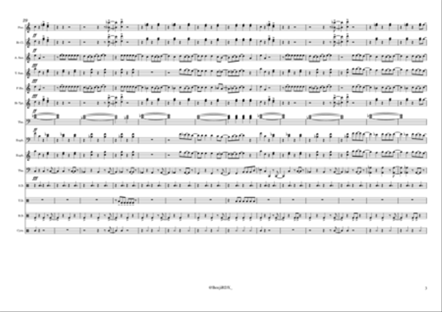 Busted Marching Band scores gallery preview page 3
