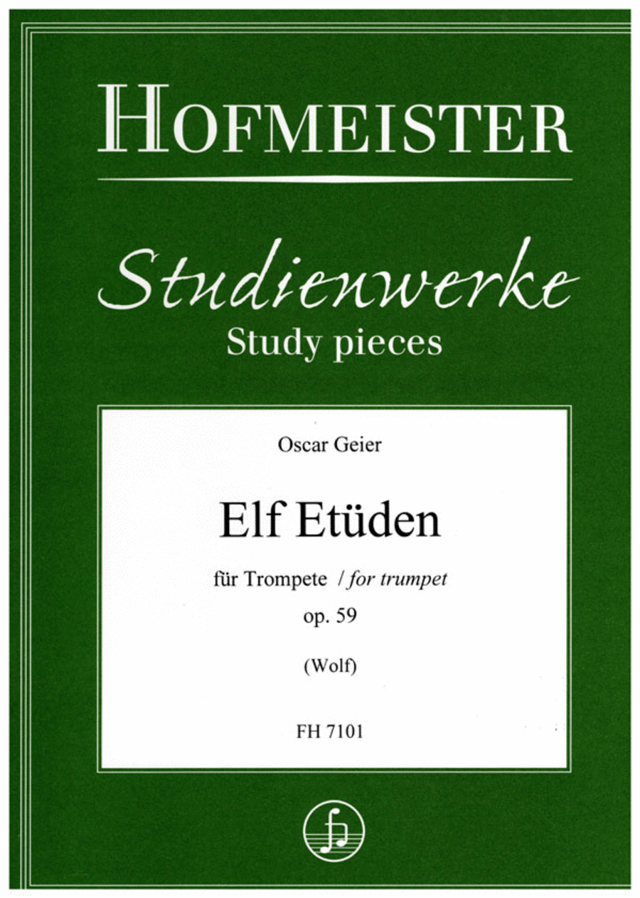 Elf Etuden fur Trompete, op. 59