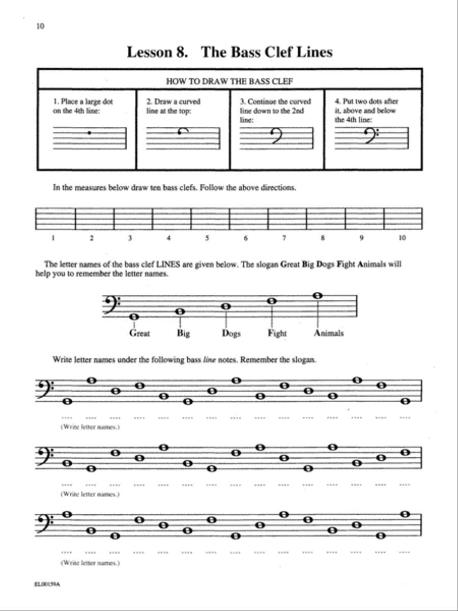 Note Speller, Book 1 Piano Method scores gallery preview page 3