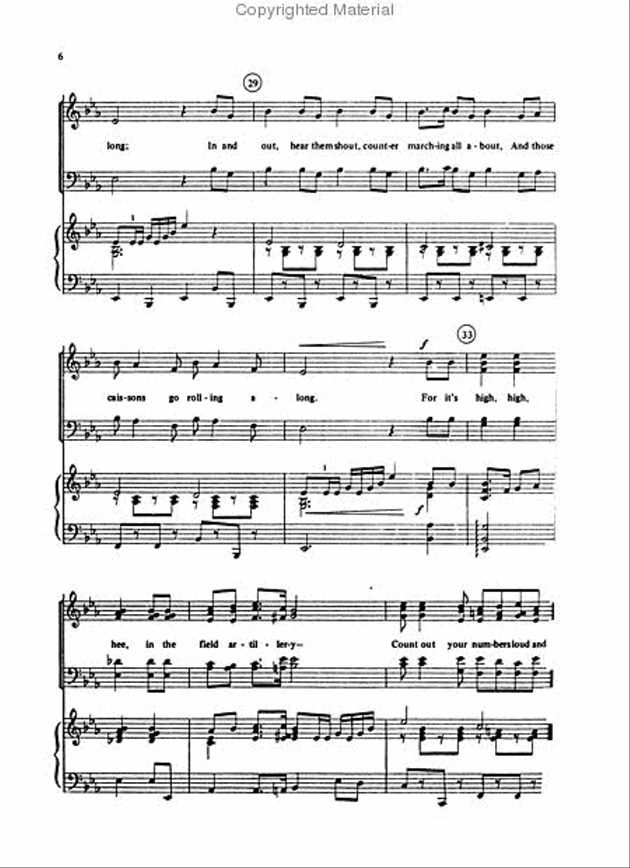 Salute to the Armed Forces (Medley) 4-Part scores gallery preview page 3